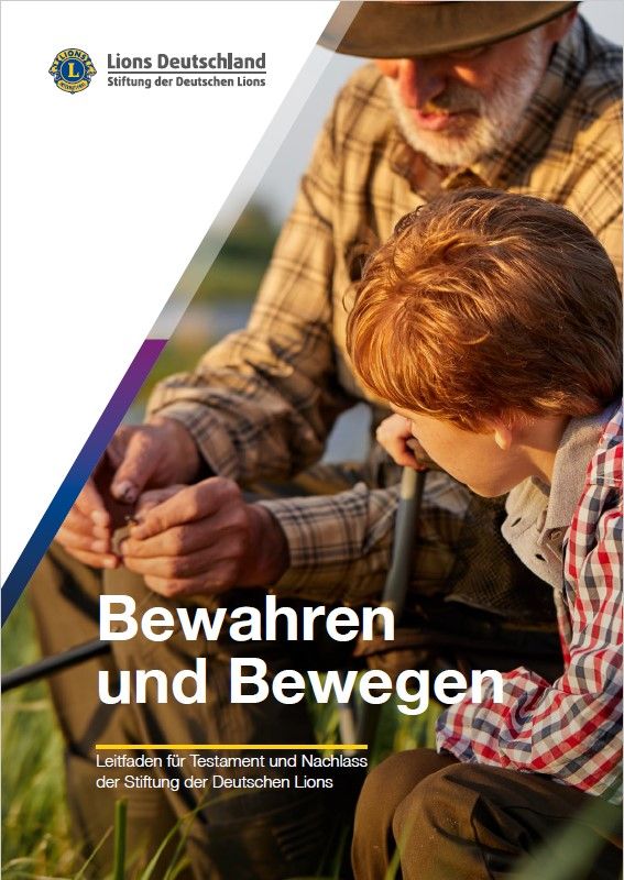 Broschüre „Bewahren und Bewegen: Leitfaden für Testament und Nachlass“