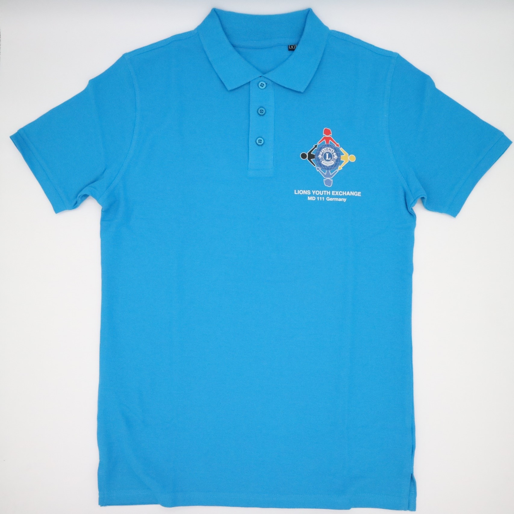 Polo-Shirt (Jugendaustausch) azur
