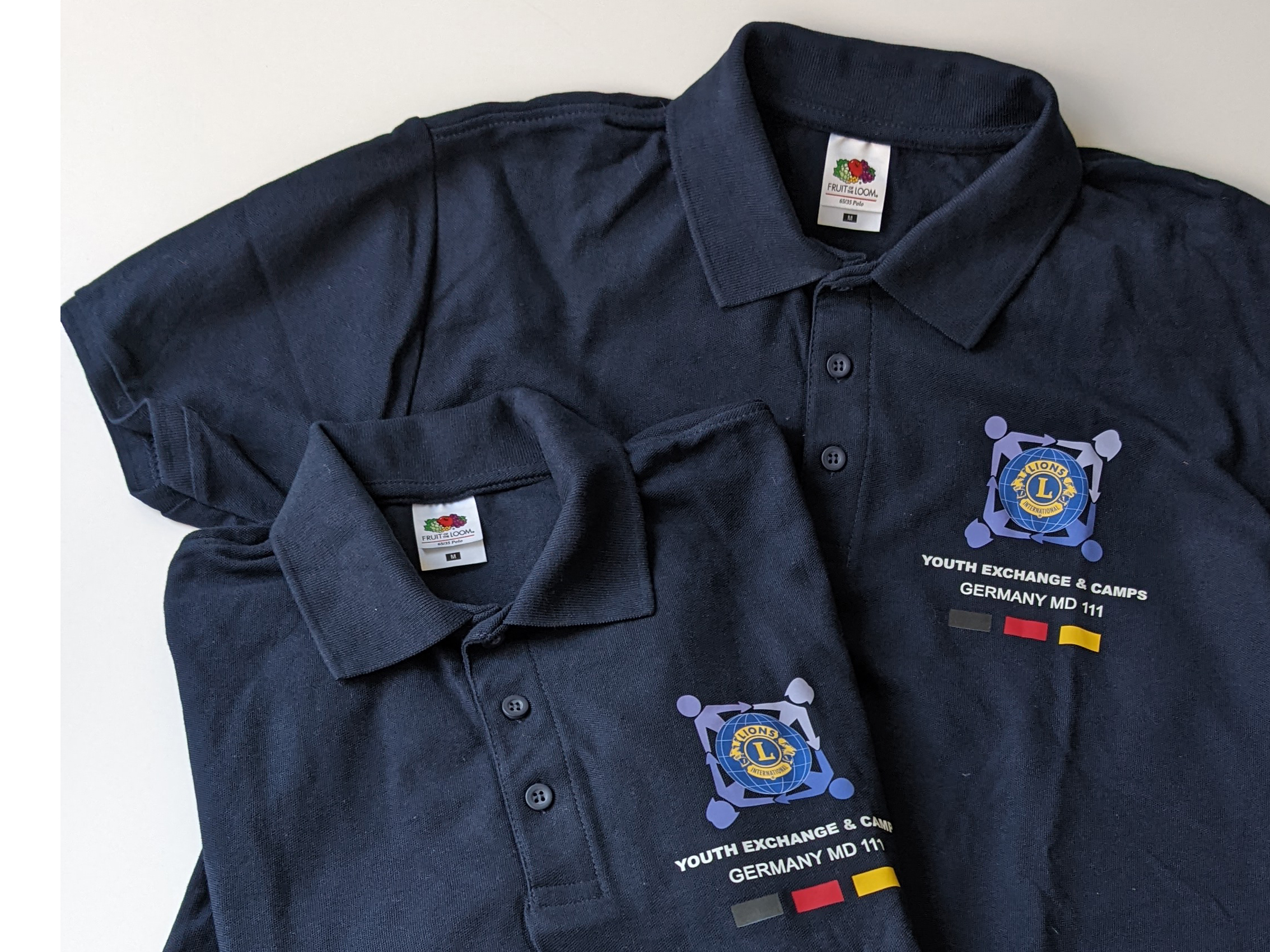 Polo-Shirt (Jugendaustausch) Navy Damen