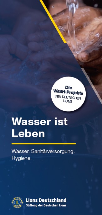 Faltblatt „Wasser ist Leben“ – WaSH