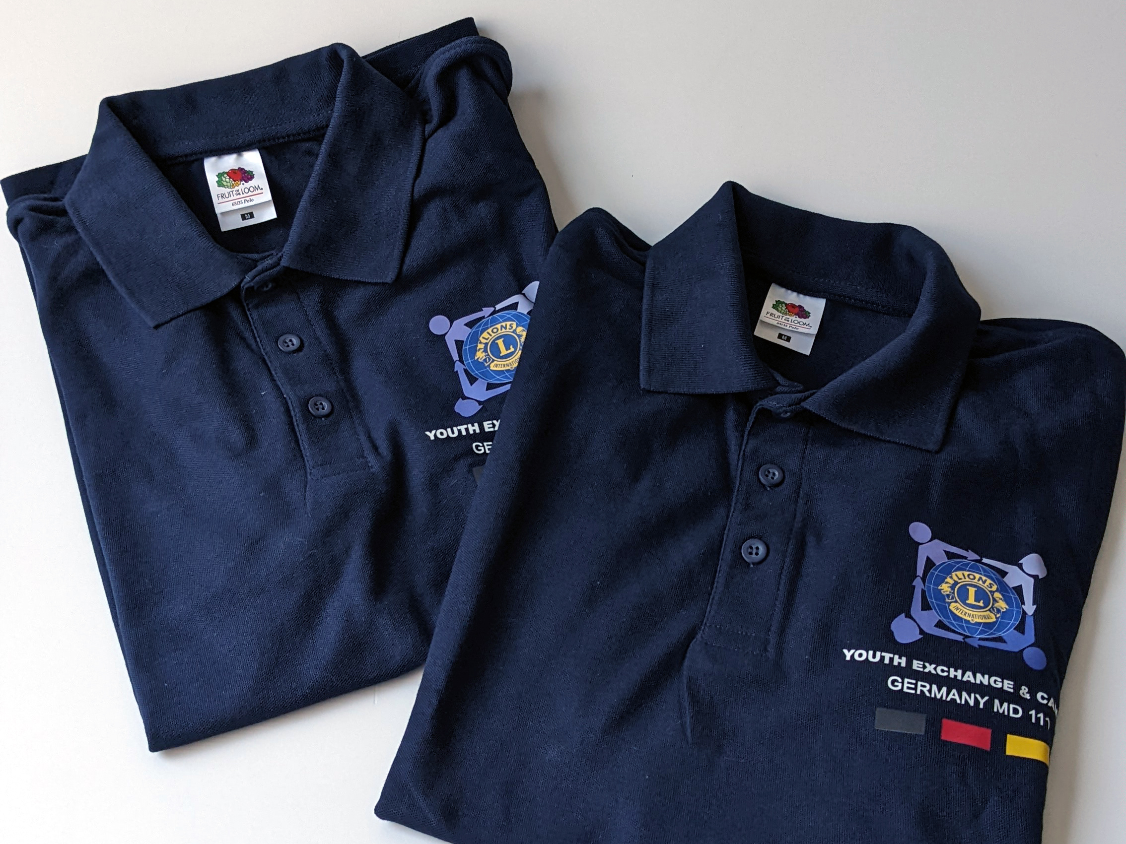 Polo-Shirt (Jugendaustausch) Navy Damen
